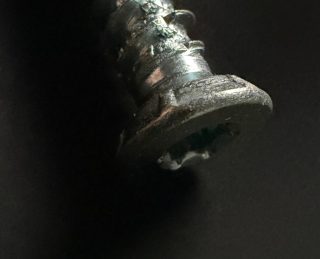 Türband einer Haustür während der Reparatur